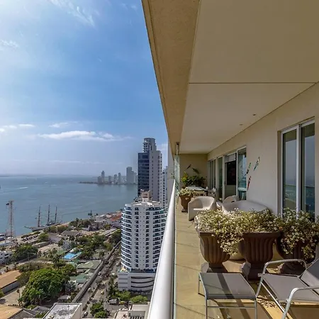 Luxurious Topspot With 21st Floor Views Apartamento Cartagena
